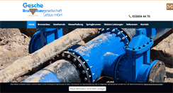 Desktop Screenshot of brunnenbau-lebus.de