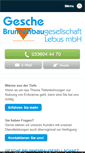 Mobile Screenshot of brunnenbau-lebus.de